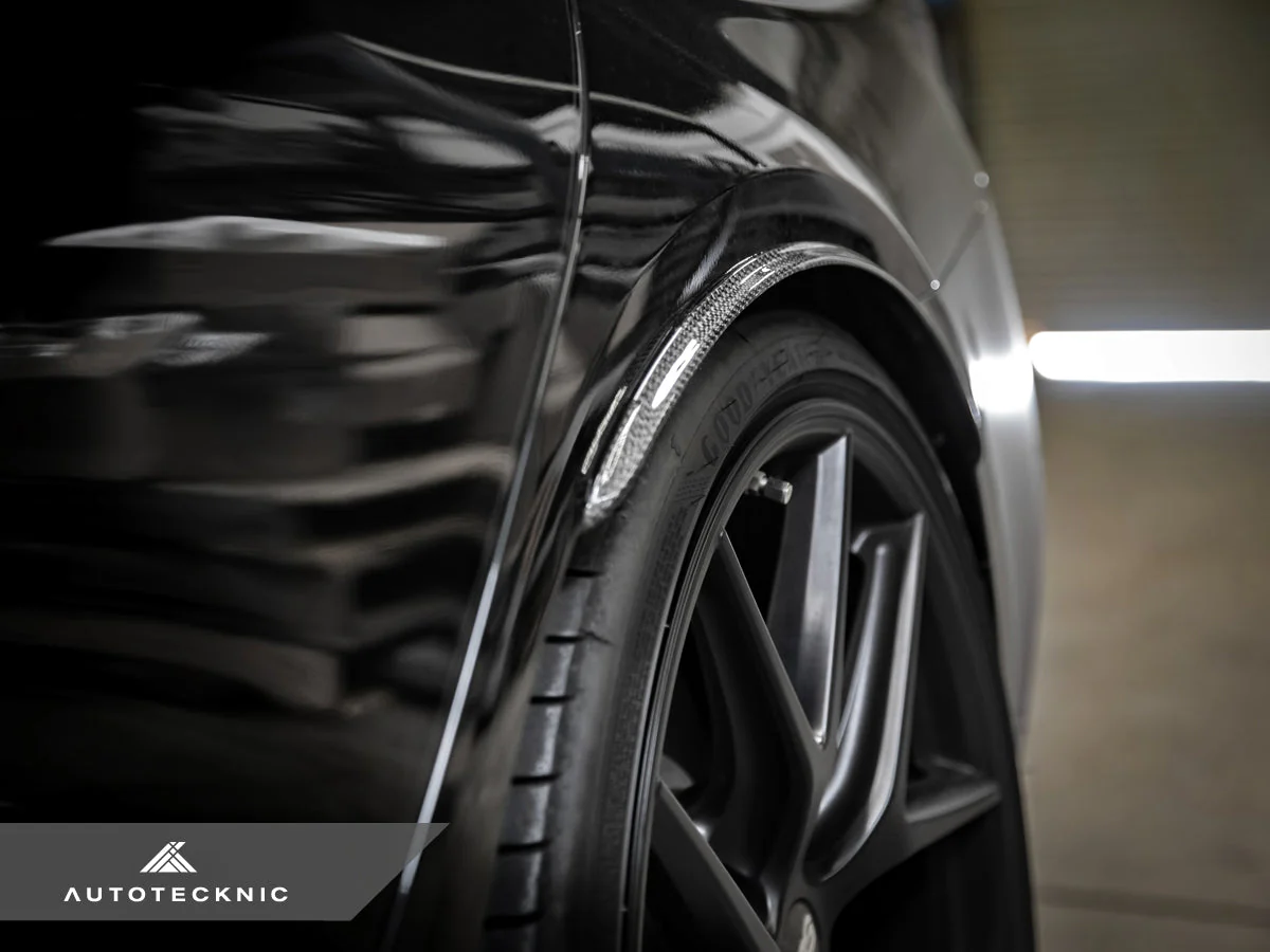 AutoTecknic Carbon Fiber Rear Wheel Arch Extension Set - F90 M5 - Image 2