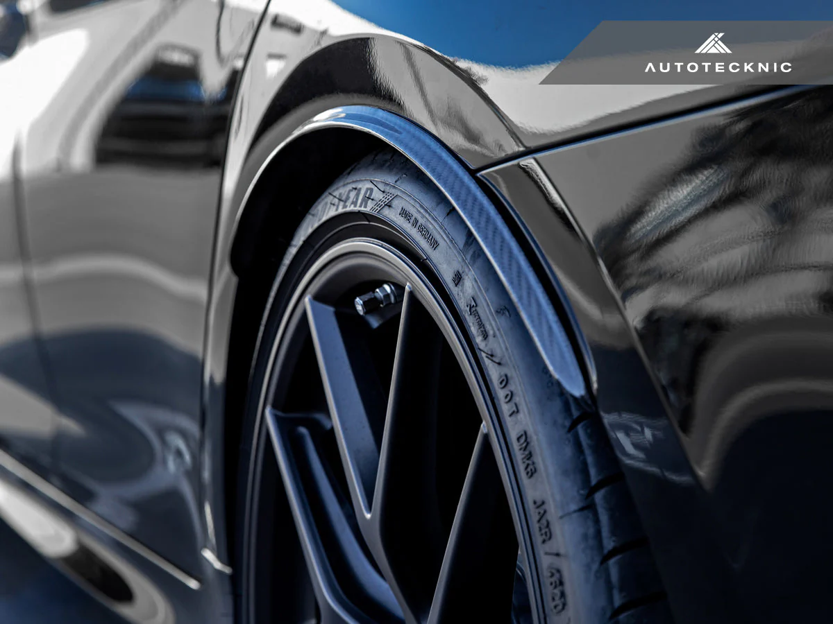 AutoTecknic Carbon Fiber Rear Wheel Arch Extension Set - F90 M5 - Image 9