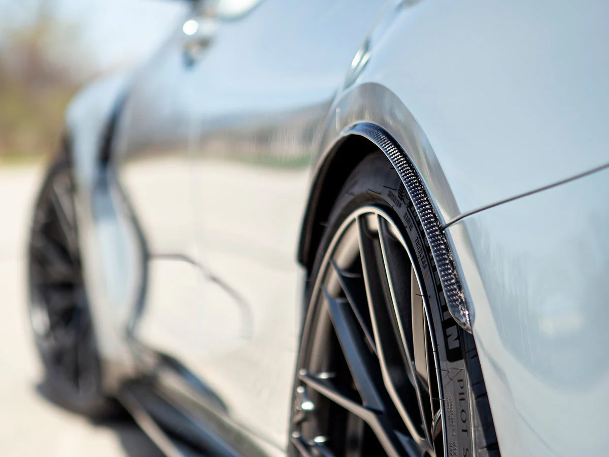 AutoTecknic Carbon Fiber Rear Wheel Arch Extension Set - G80 M3 - Image 4
