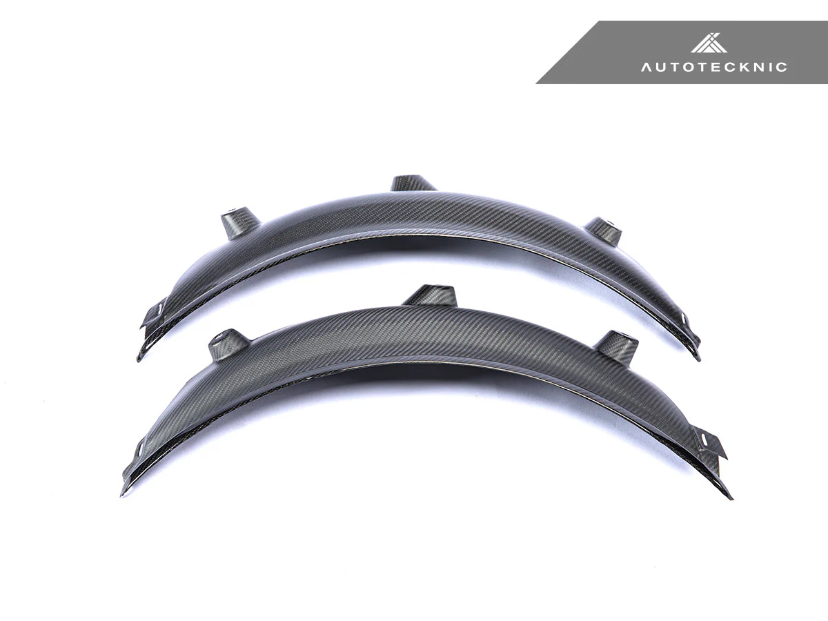 AutoTecknic Carbon Fiber Rear Wheel Arch Extension Set - G80 M3 - Image 6