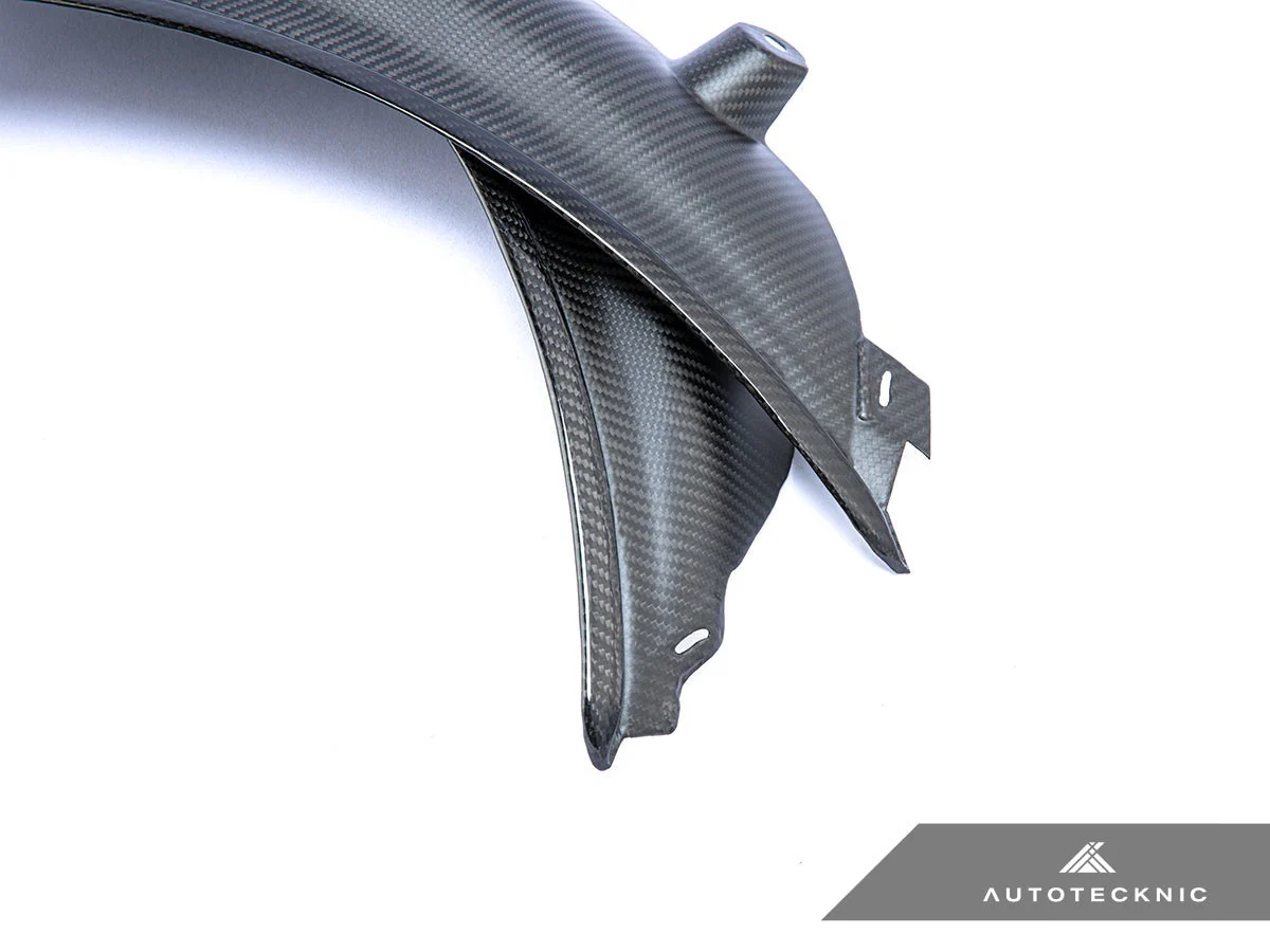 AutoTecknic Carbon Fiber Rear Wheel Arch Extension Set - G80 M3 - Image 8
