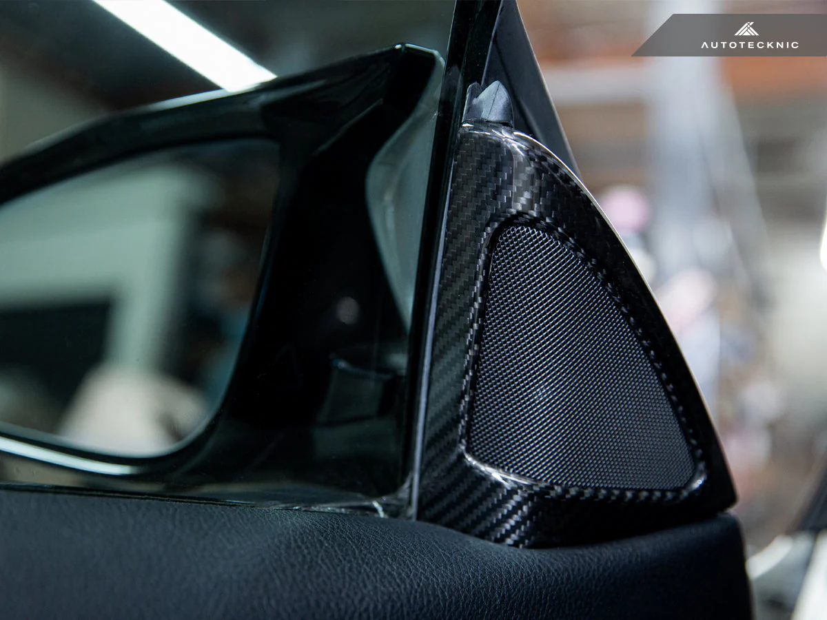 AutoTecknic Carbon Fiber Speaker Tweeter Cover - F32/ F33/ F36 4-Series - Image 4
