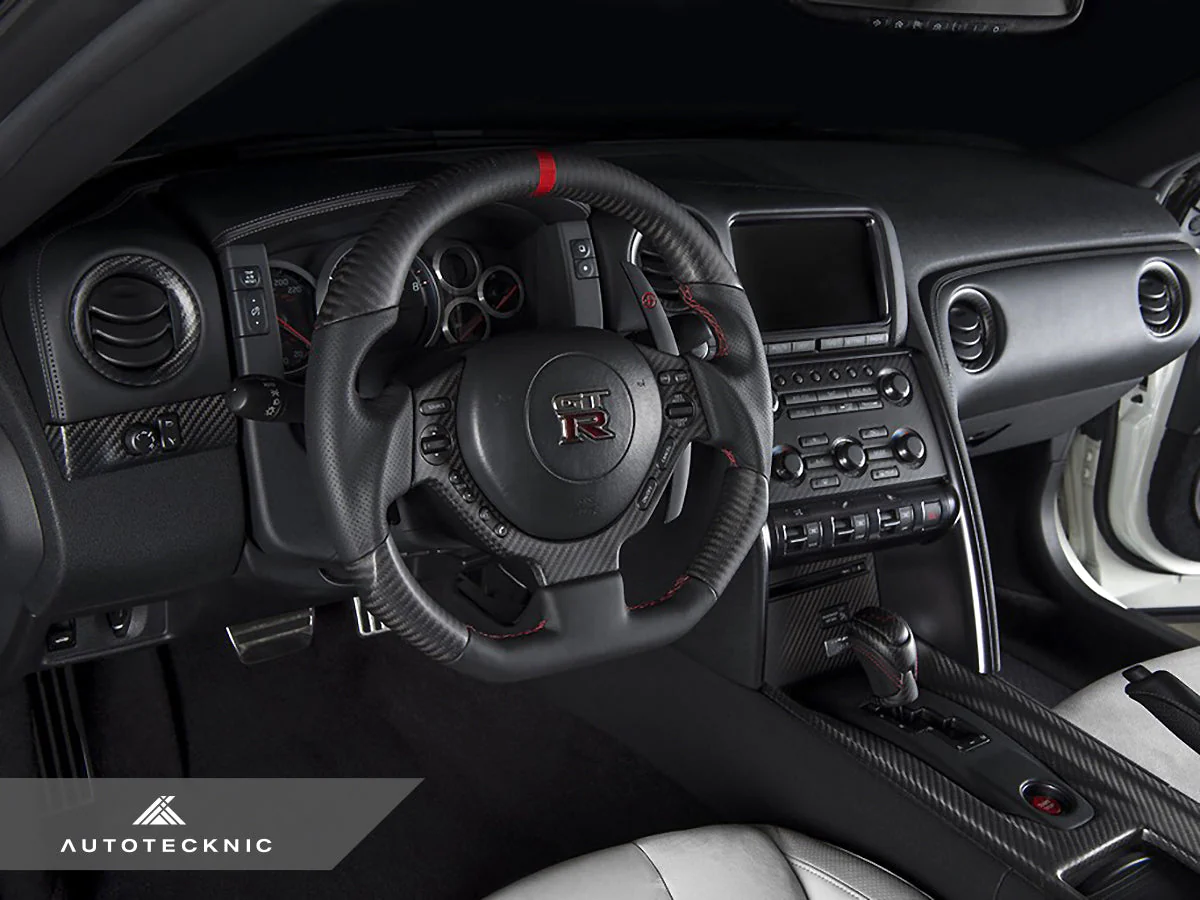 AutoTecknic Carbon Fiber Steering Wheel - Nissan R35 GTR 2009-2017 - Image 6