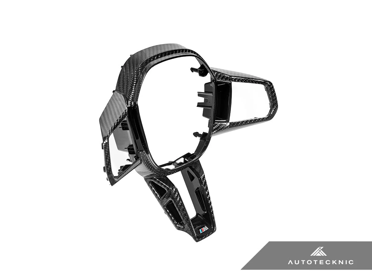 AutoTecknic Carbon Fiber Steering Wheel Trim - G45 X3 M-Sport - Image 4
