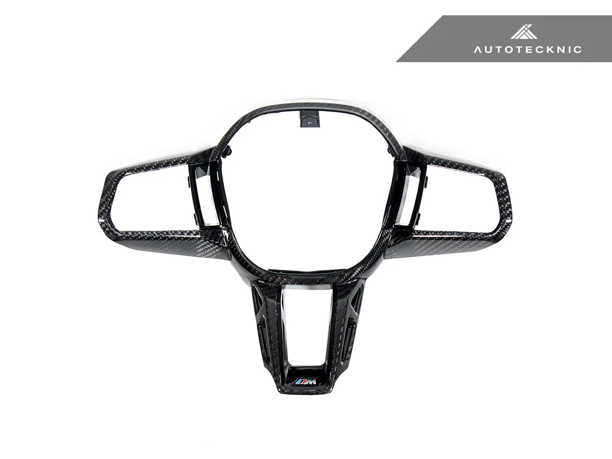 AutoTecknic Carbon Fiber Steering Wheel Trim - G45 X3 M-Sport - Image 5