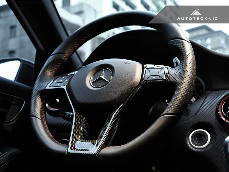 AutoTecknic Carbon Fiber Steering Wheel Trim - Mercedes Benz (Various Vehicles) - Image 3
