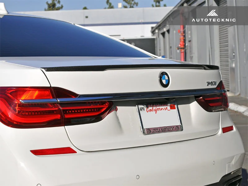 AutoTecknic Carbon Fiber Trunk Lip Spoiler - G11/ G12 7-Series - Image 3