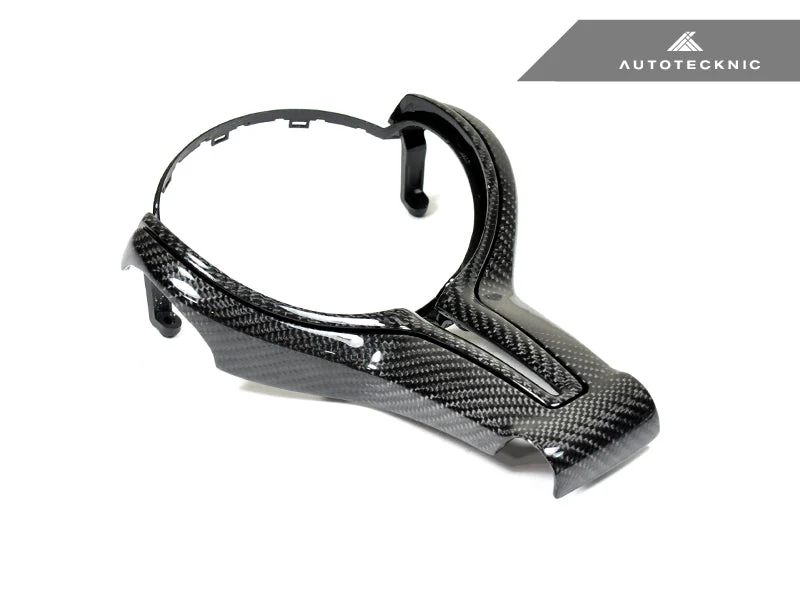 AutoTecknic Carbon Fiber Steering Wheel Trim Cover - F-Chassis M Vehicles - Image 8