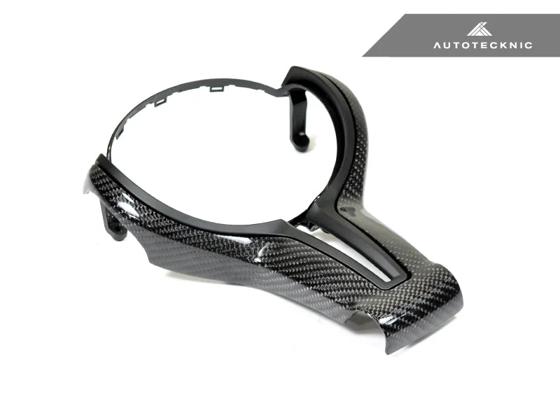 AutoTecknic Carbon Fiber Steering Wheel Trim Cover - F-Chassis M Vehicles - Image 9