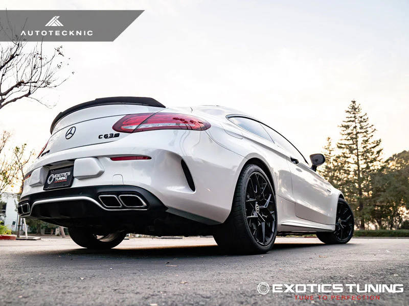 AutoTecknic Competition Carbon Trunk Lip Spoiler - Mercedes-Benz C205 C-Class Coupe - Image 3