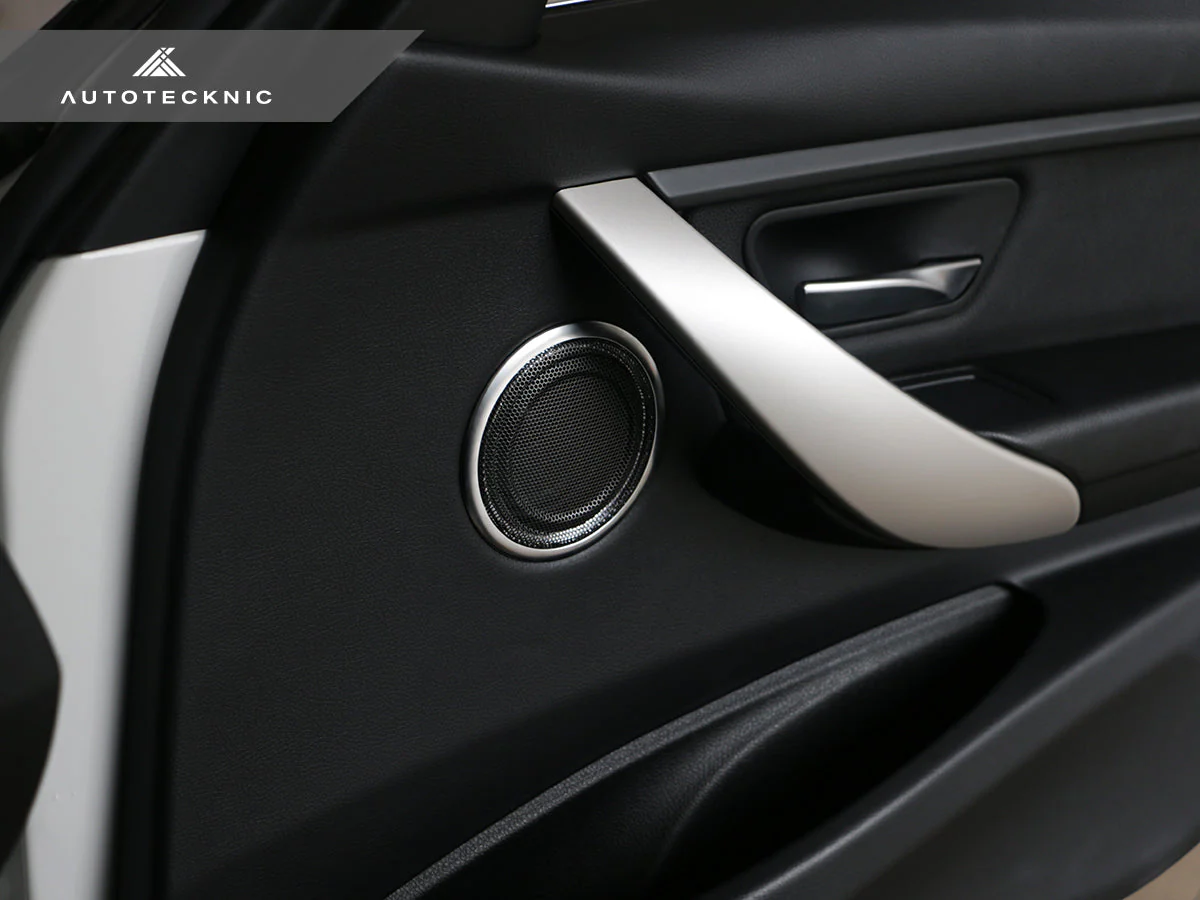AutoTecknic Door Panel Speaker Mesh Cover Set - BMW F-Chassis - Image 11