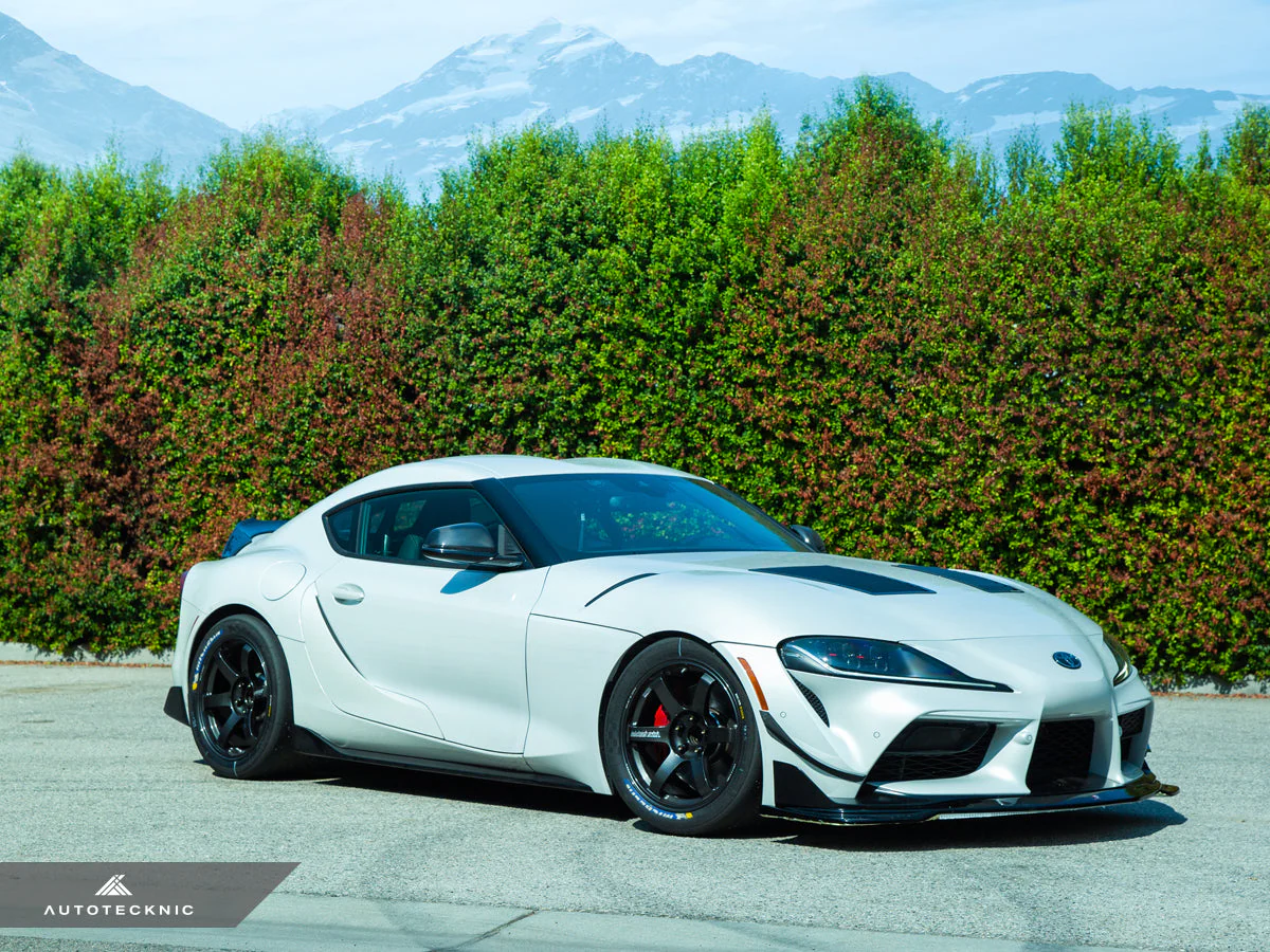 AutoTecknic Dry Carbon Canard Set - A90 Supra 2020-Up