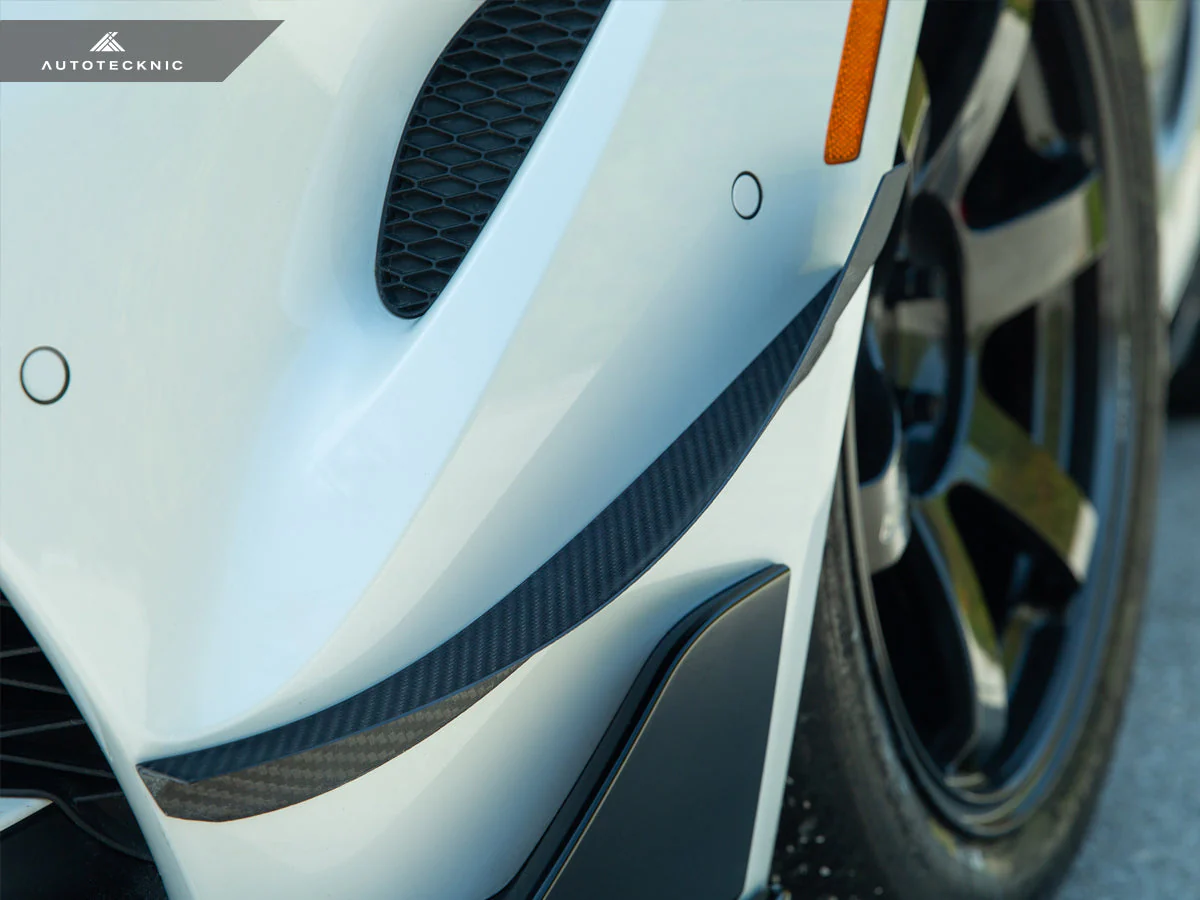 AutoTecknic Dry Carbon Canard Set - A90 Supra 2020-Up - Image 4