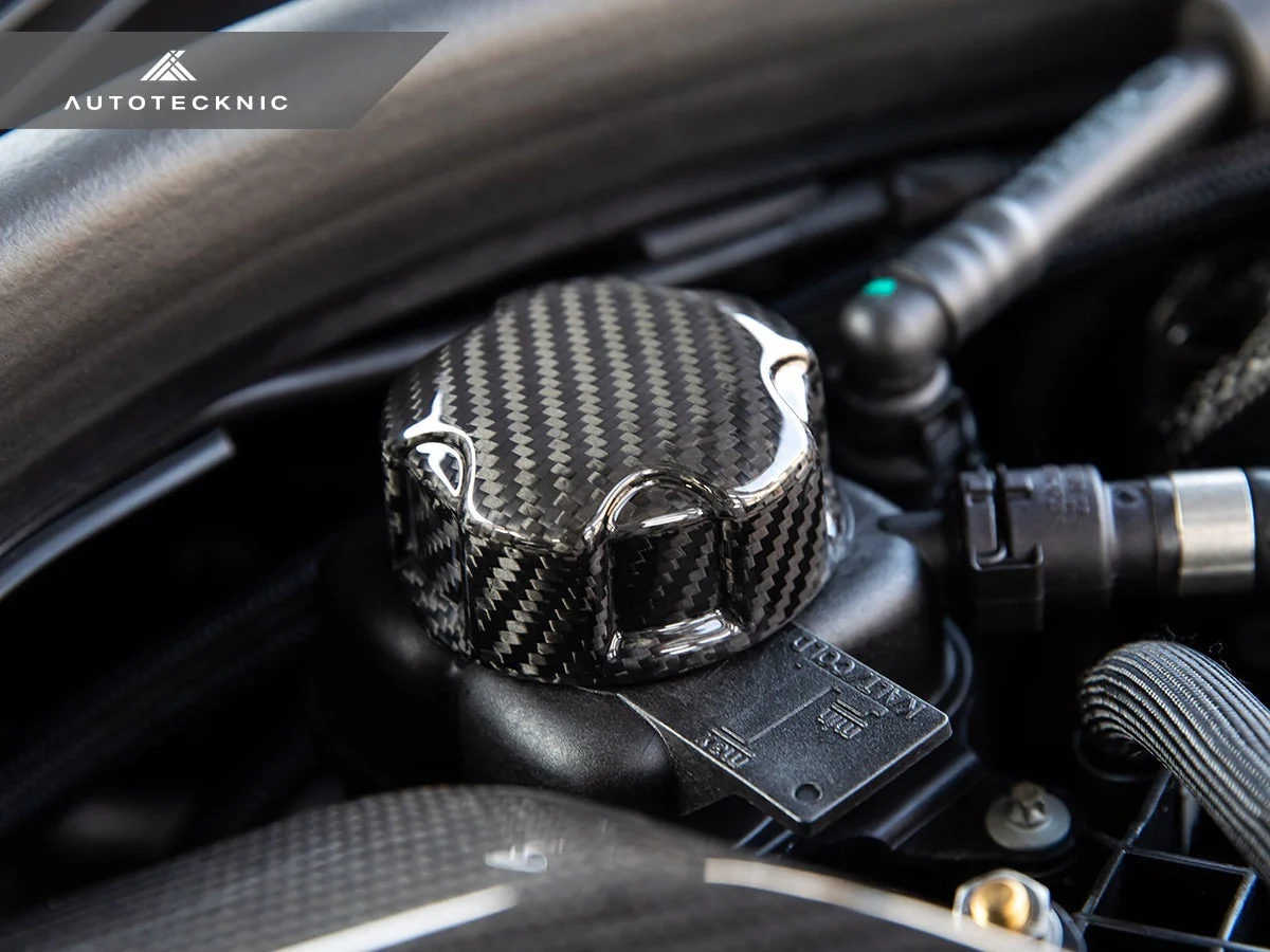 AutoTecknic Dry Carbon Charge Cooler Tank Cap Cover - F97 X3M | F98 X4M - Image 4