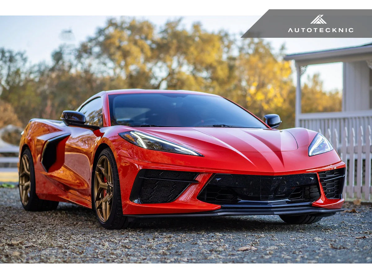 AutoTecknic Dry Carbon Competition Front Aero Lip - Corvette C8 2020-2023 - Image 7
