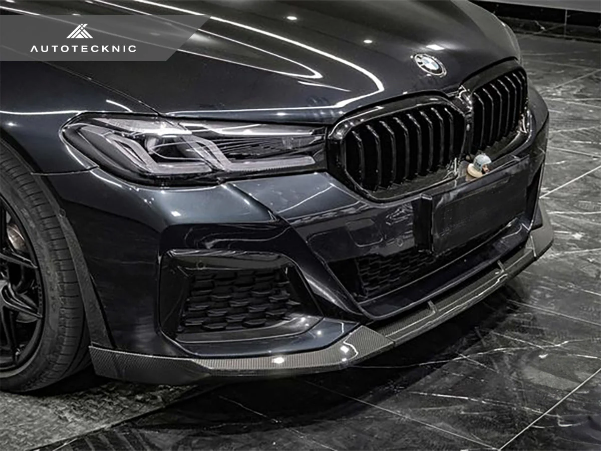 AutoTecknic Dry Carbon Competition Front Aero Lip - G30 5-Series M-Sport LCI - Image 2