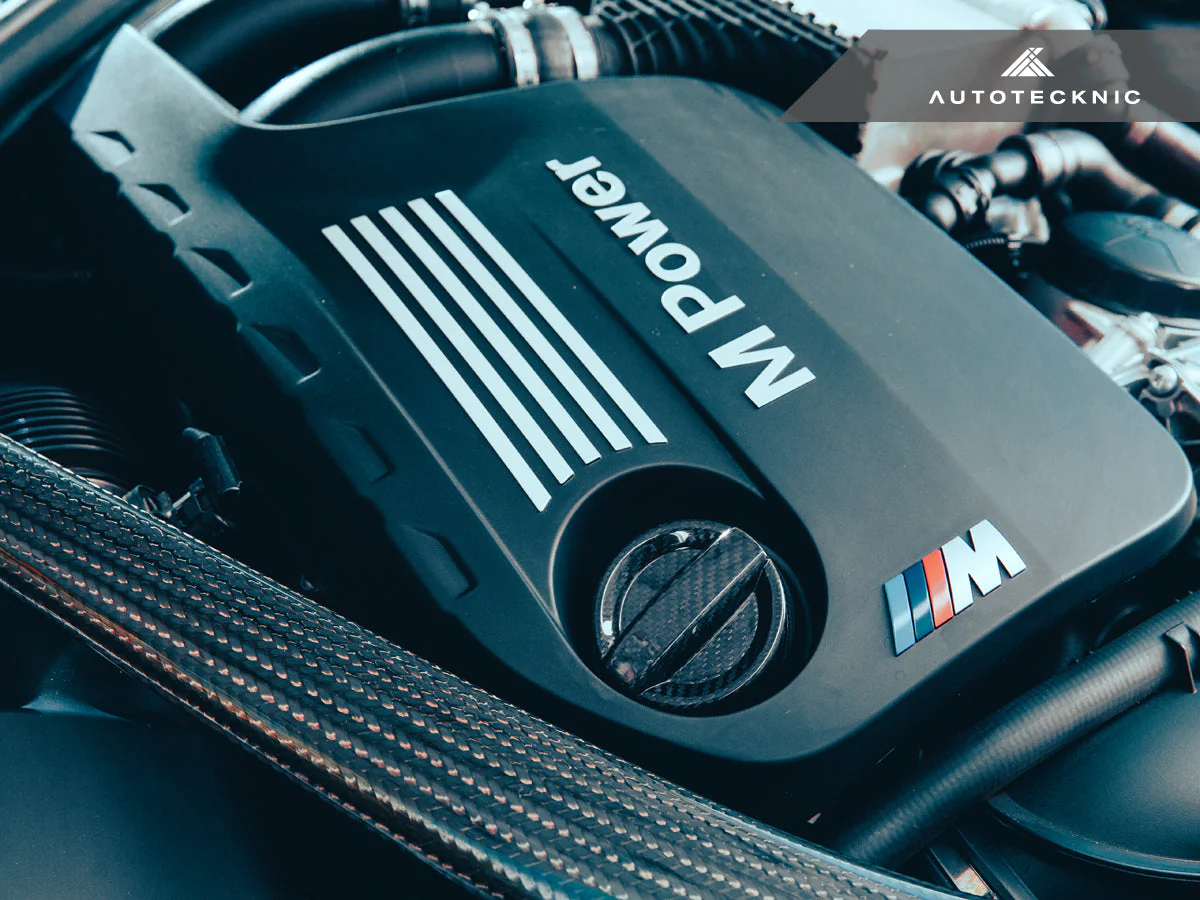 AutoTecknic Dry Carbon Competition Oil Cap Cover - G20 3-Series - Image 17