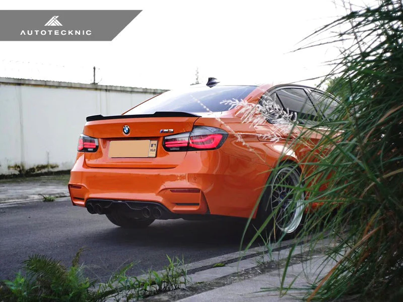 AutoTecknic Dry Carbon Competition Trunk Spoiler - F80 M3 | F30 3-Series - Image 4
