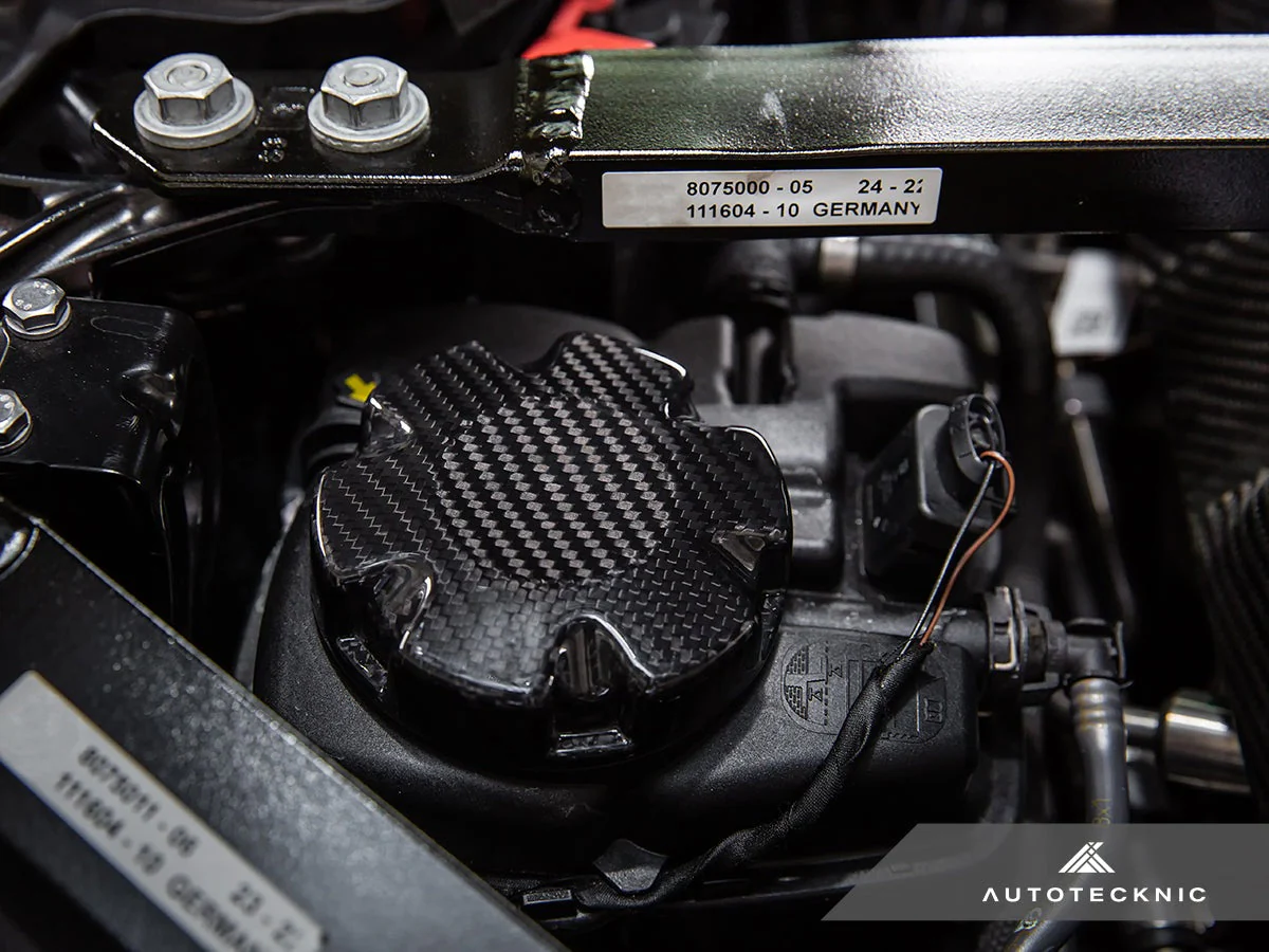 AutoTecknic Dry Carbon Coolant Expansion Tank Cap Cover - Image 2