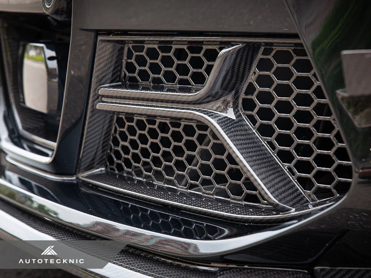 AutoTecknic Dry Carbon Corsa Front Bumper Lower Vent Set - G80 M3 | G82/ G83 M4 - Image 14
