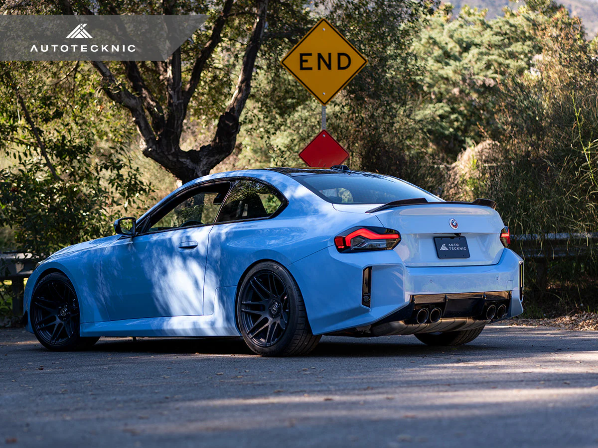 AutoTecknic Dry Carbon Corsa Trunk Spoiler - G87 M2 - Image 4