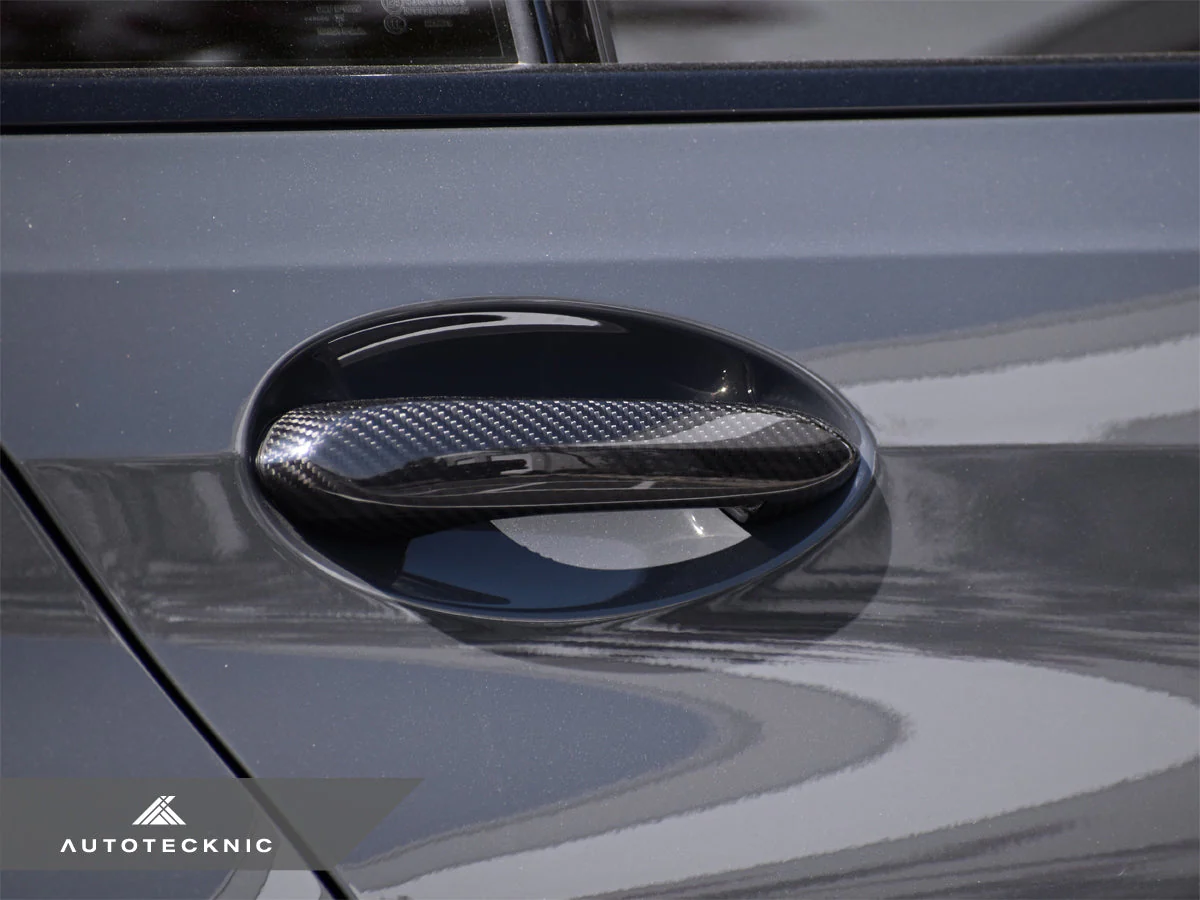 AutoTecknic Dry Carbon Door Handle Trim Set - G14 8-Series Convertible | G15 8-Series Coupe - Image 4