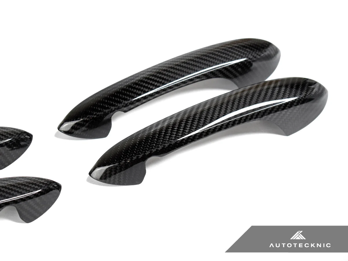 AutoTecknic Dry Carbon Door Handle Trim Set - G80 M3 - Image 5