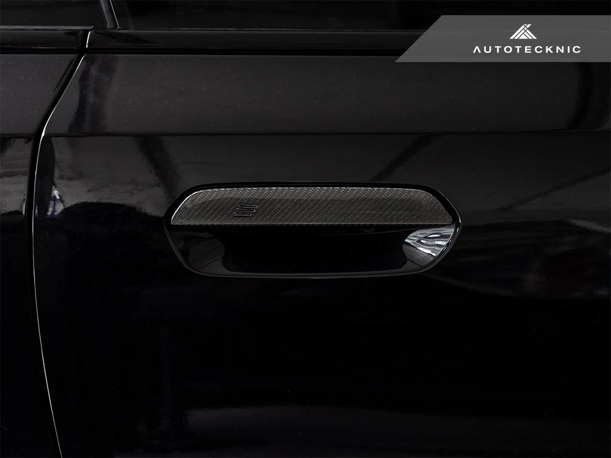 AutoTecknic Dry Carbon Door Handle Trim Set - G87 M2 - Image 4