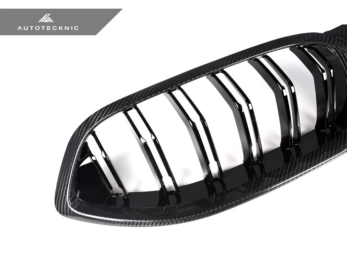 AutoTecknic Dry Carbon Dual-Slats Front Grille - F91/ F92/ F93 M8 - Image 3