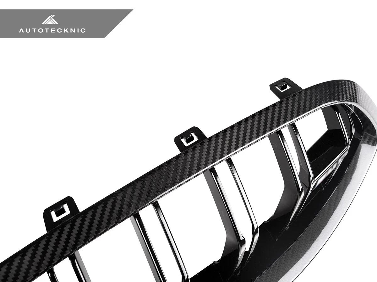 AutoTecknic Dry Carbon Dual-Slats Front Grille - F91/ F92/ F93 M8 - Image 4