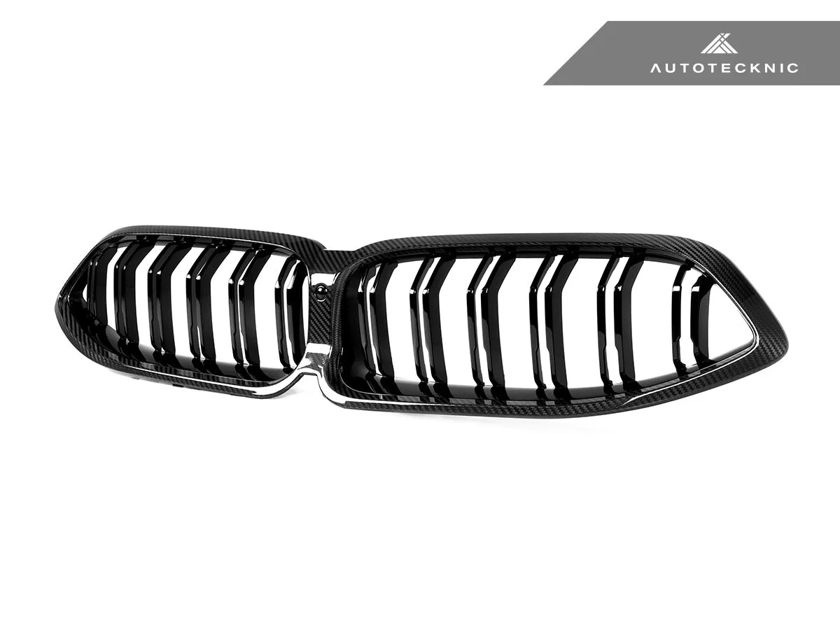 AutoTecknic Dry Carbon Dual-Slats Front Grille - G14/ G15/ G16 8-Series - Image 2