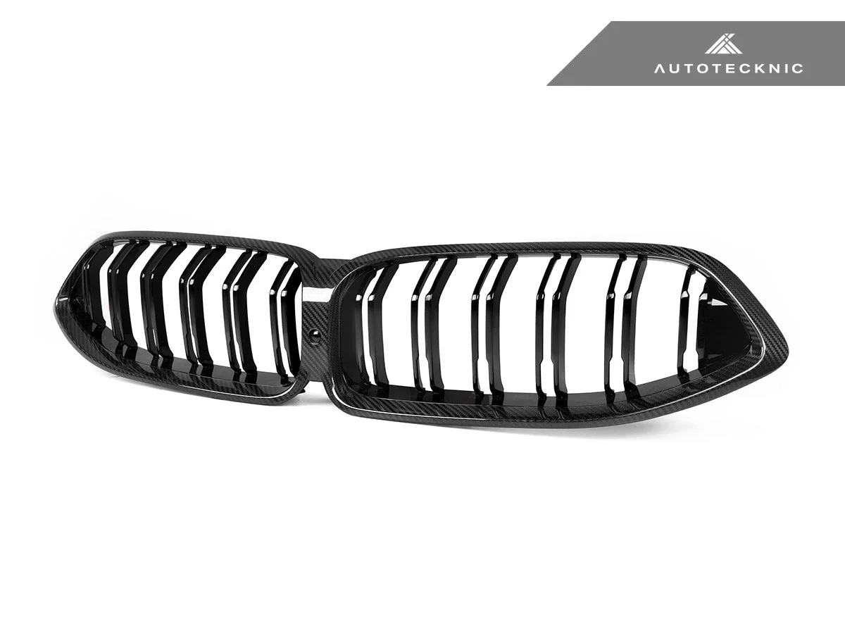 AutoTecknic Dry Carbon Dual-Slats Front Grille - G14/ G15/ G16 8-Series - Image 5