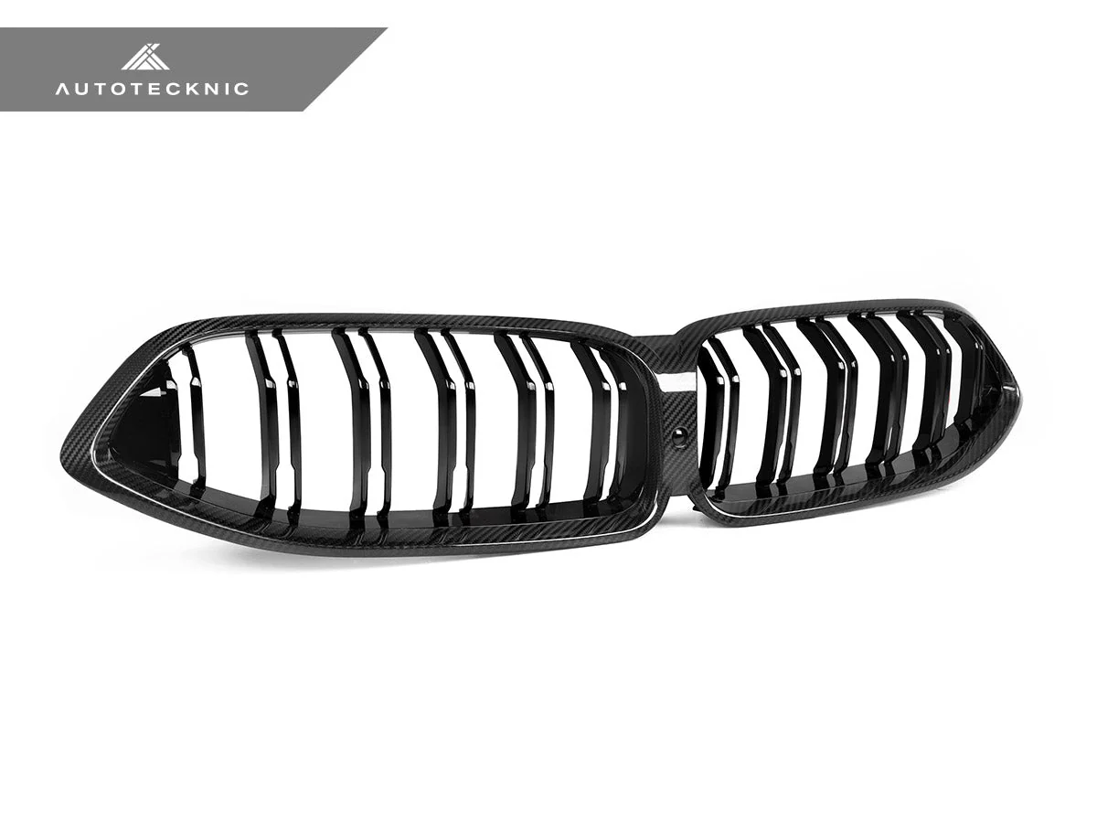 AutoTecknic Dry Carbon Dual-Slats Front Grille - G14/ G15/ G16 8-Series - Image 6