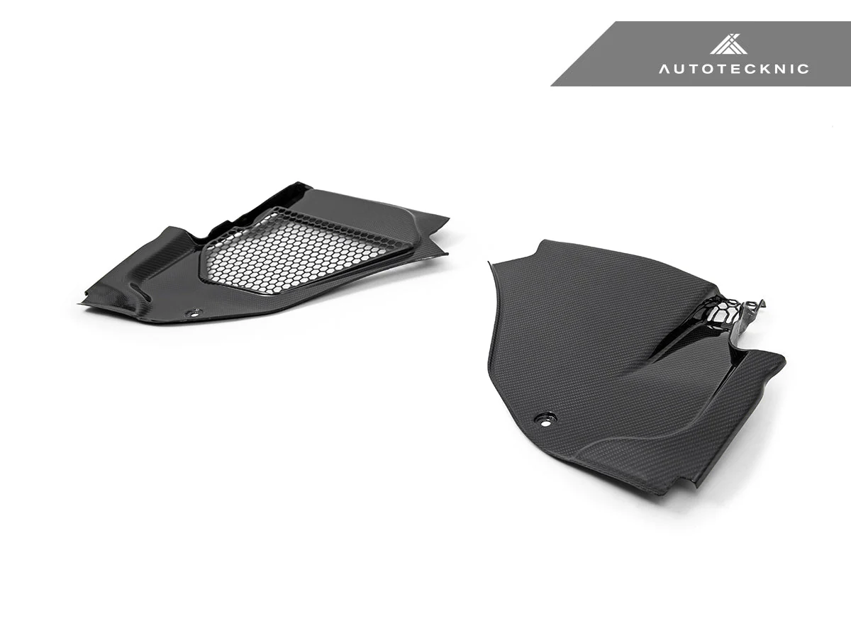 AutoTecknic Dry Carbon Engine Cowl Panel Trim Set - F91/ F92/ F93 M8 - Image 2