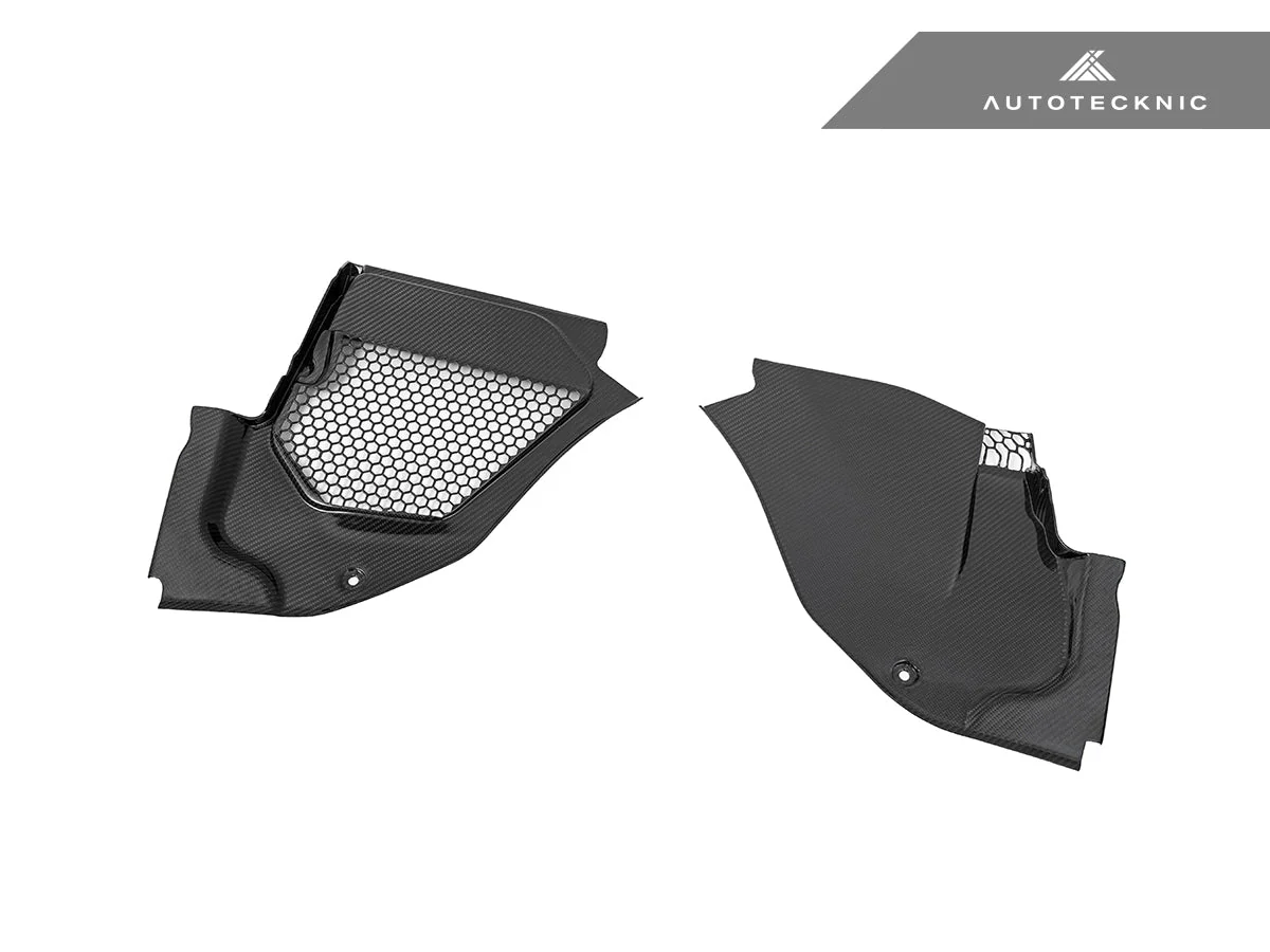 AutoTecknic Dry Carbon Engine Cowl Panel Trim Set - F91/ F92/ F93 M8 - Image 3