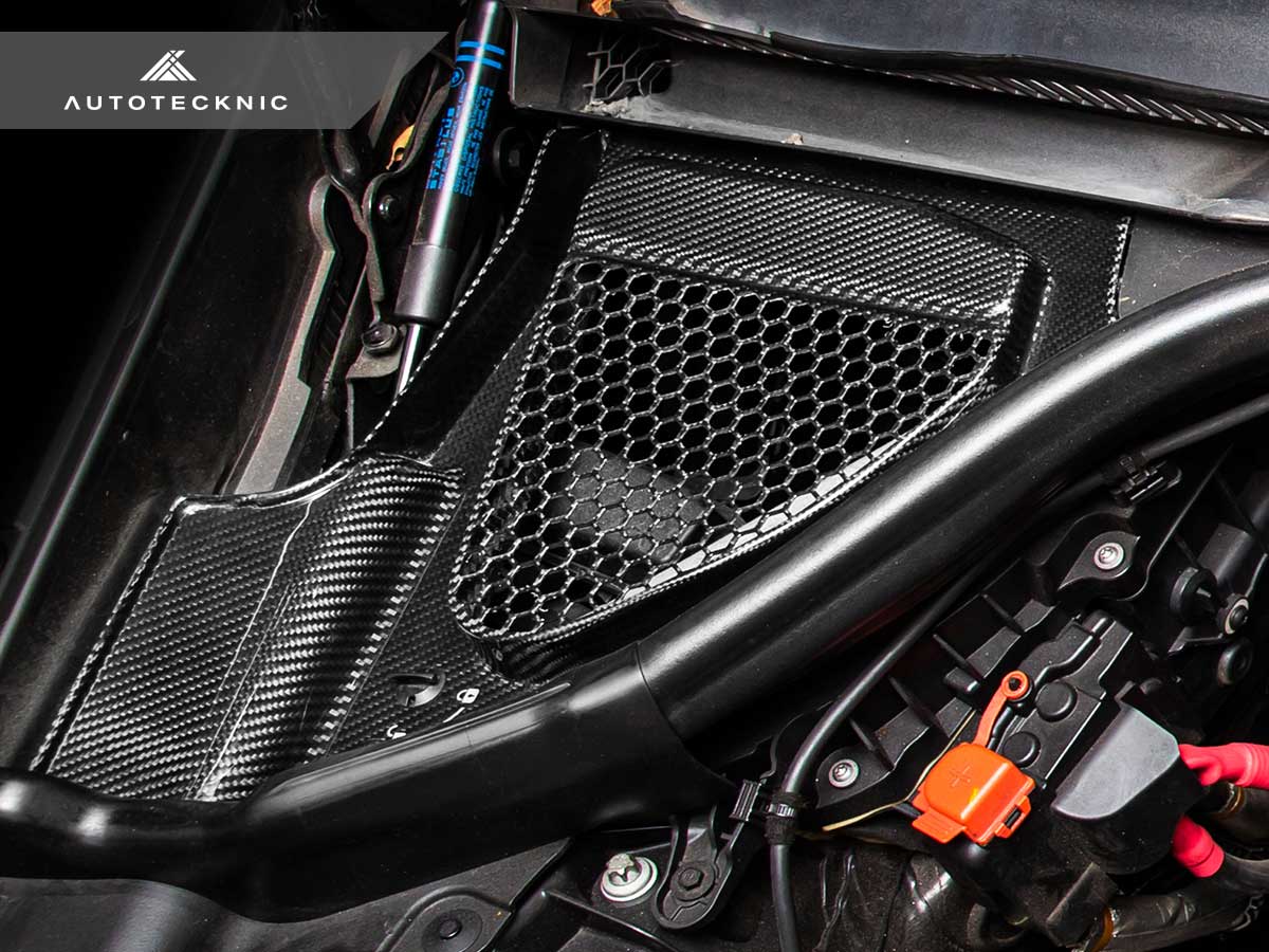 AutoTecknic Dry Carbon Engine Cowl Panel Trim Set - F97 X3M | F98 X4M - Image 2