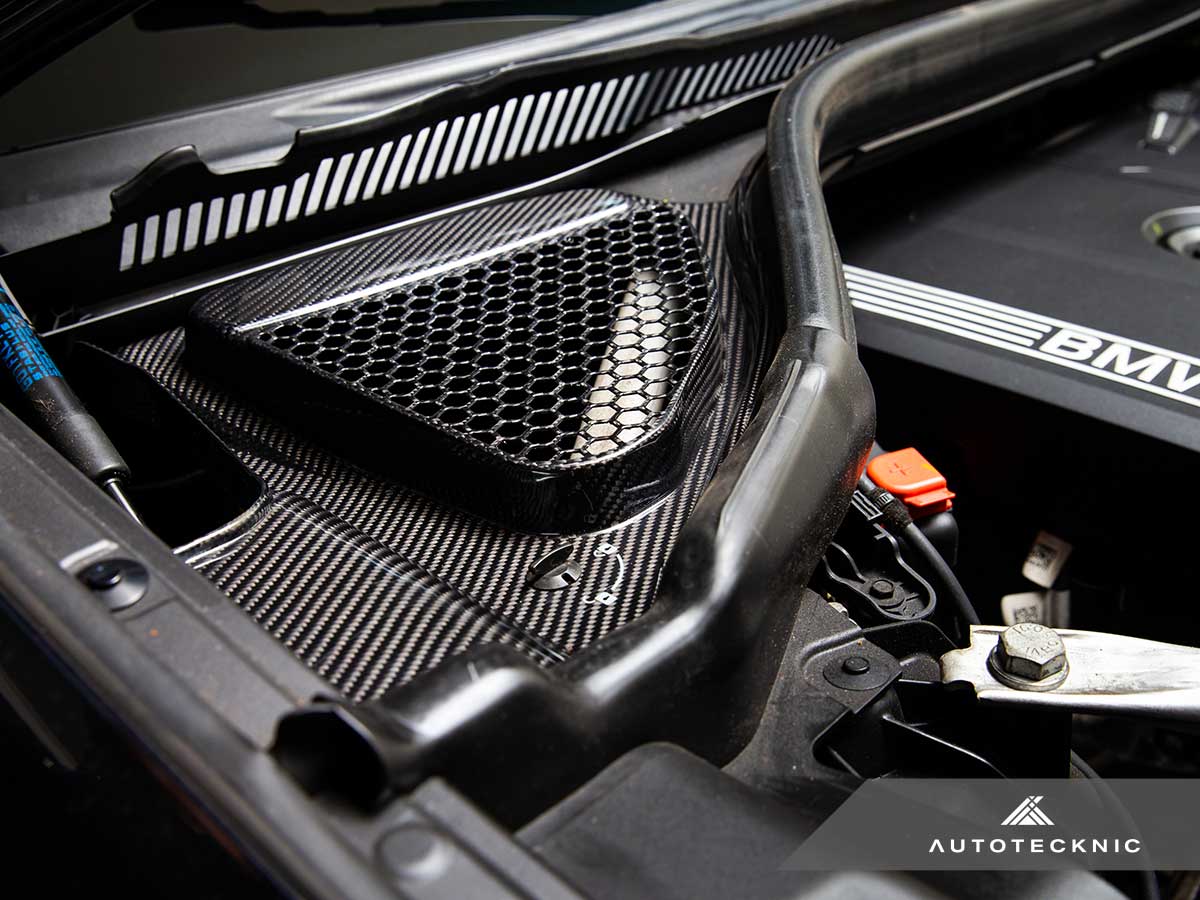 AutoTecknic Dry Carbon Engine Cowl Panel Trim Set - F97 X3M | F98 X4M - Image 4