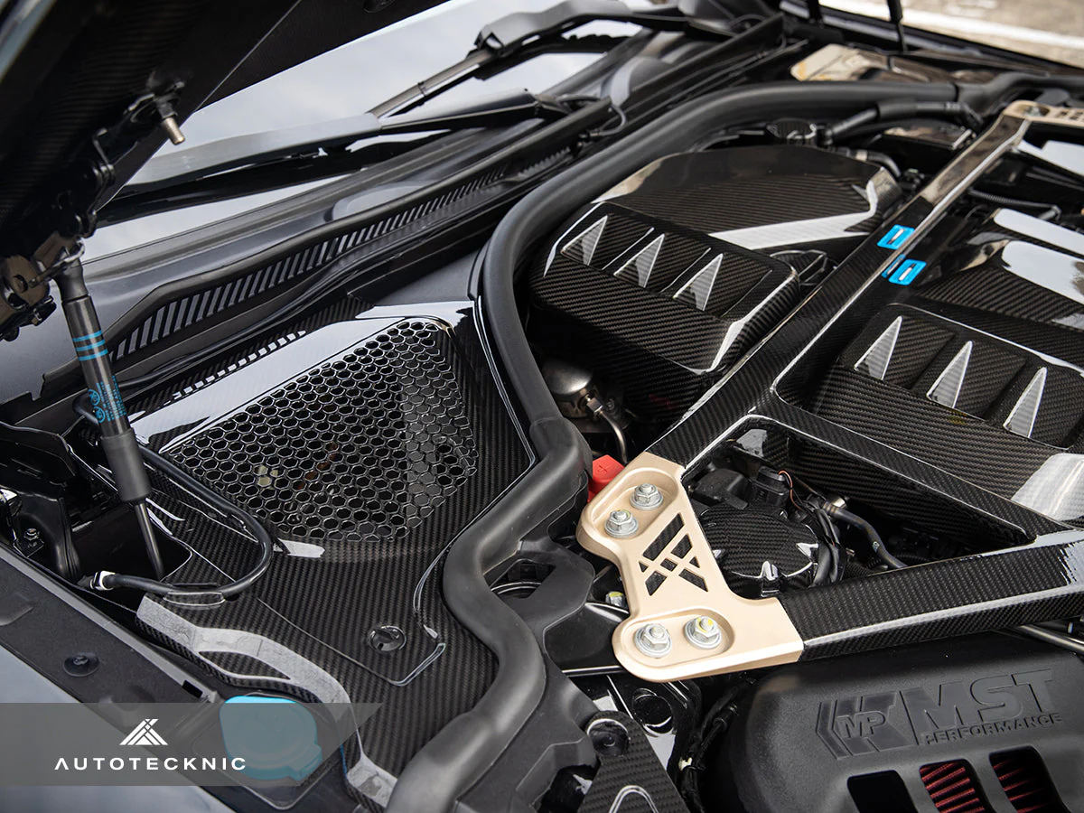 AutoTecknic Dry Carbon Engine Cowl Panel Trim Set - G87 M2 | G80 M3 | G82/ G83 M4 - Image 2