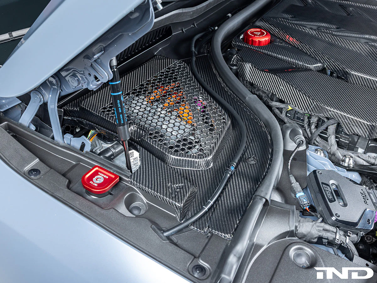 AutoTecknic Dry Carbon Engine Cowl Panel Trim Set - G90/ G99 M5 - Image 2