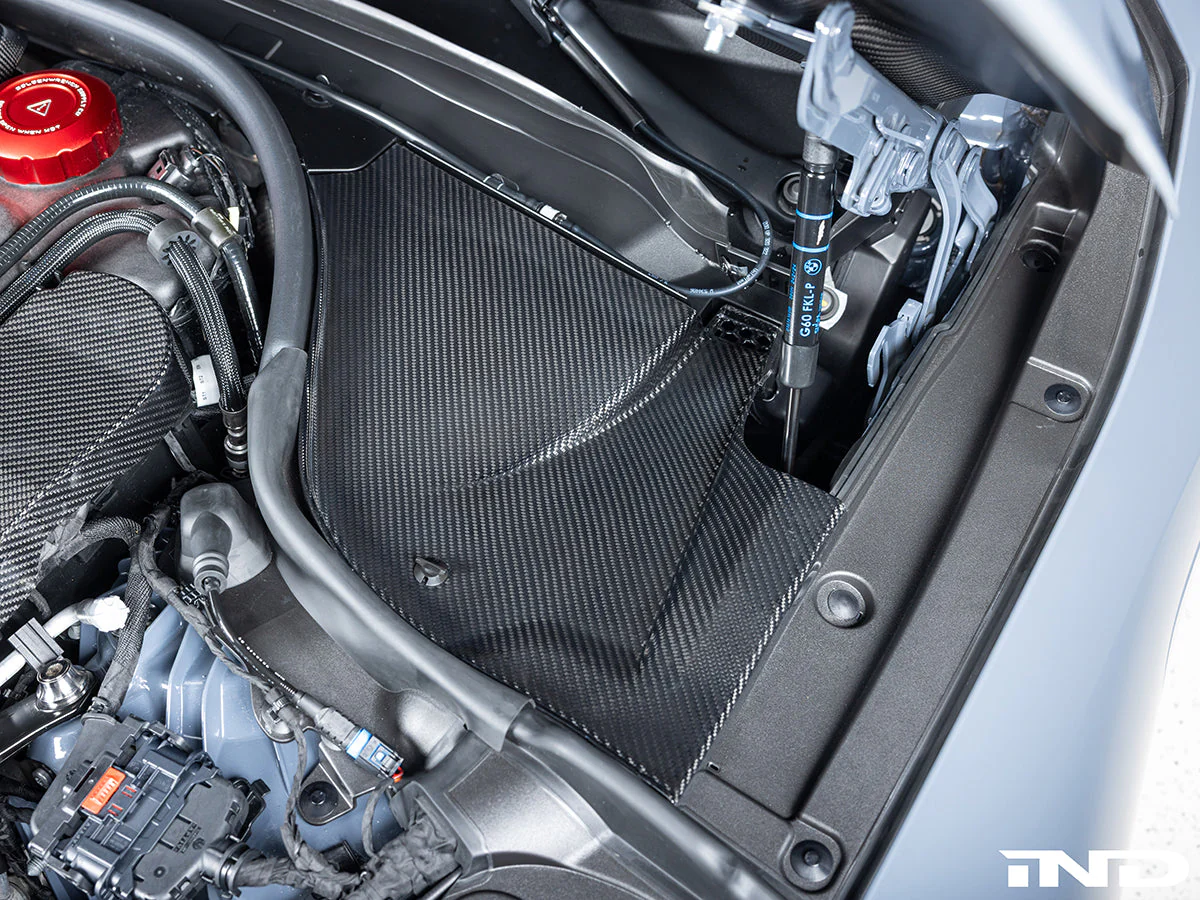 AutoTecknic Dry Carbon Engine Cowl Panel Trim Set - G90/ G99 M5 - Image 4