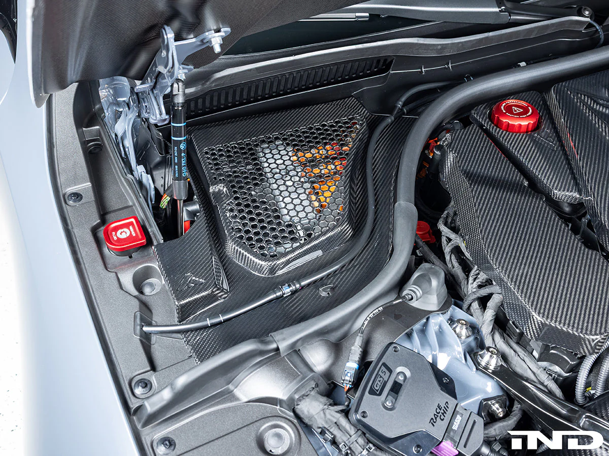 AutoTecknic Dry Carbon Engine Cowl Panel Trim Set - G90/ G99 M5 - Image 5