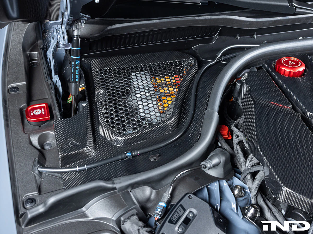 AutoTecknic Dry Carbon Engine Cowl Panel Trim Set - G90/ G99 M5 - Image 7