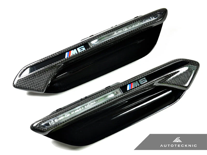 AutoTecknic Dry Carbon Fender Light Trim Set - F06 M6 Gran-Coupe | F12 M6 Cabrio | F13 M6 Coupe - Image 2