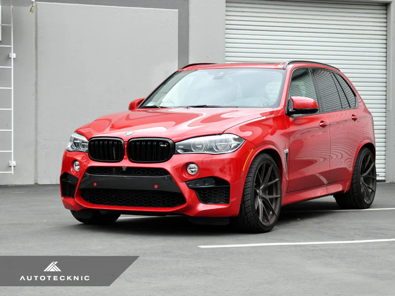 AutoTecknic Dry Carbon Fiber Bumper Trim - F85 X5M | F86 X6M - Image 4