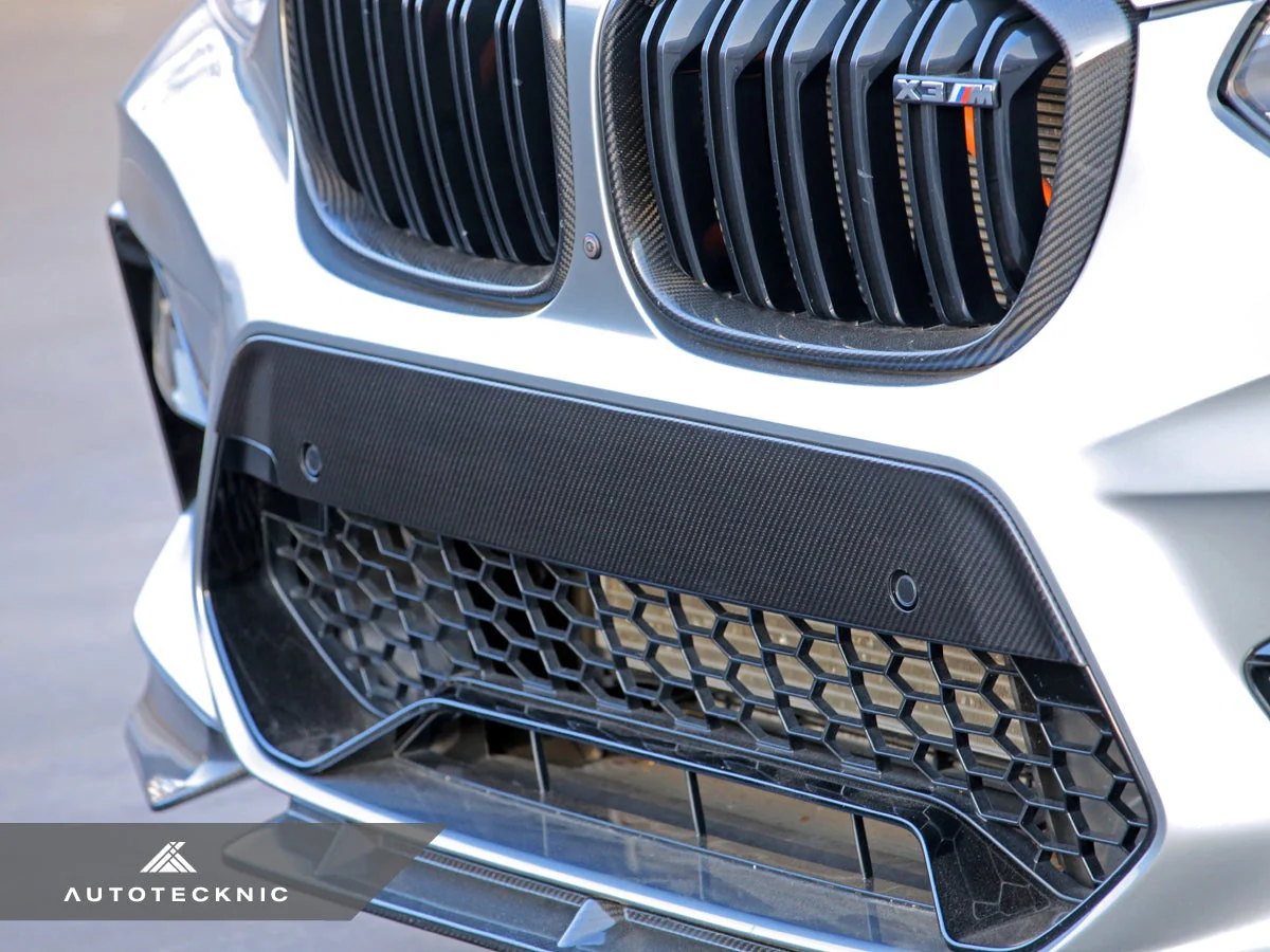 AutoTecknic Dry Carbon Fiber Bumper Trim - F97 X3M | F98 X4M Pre-LCI - Image 4
