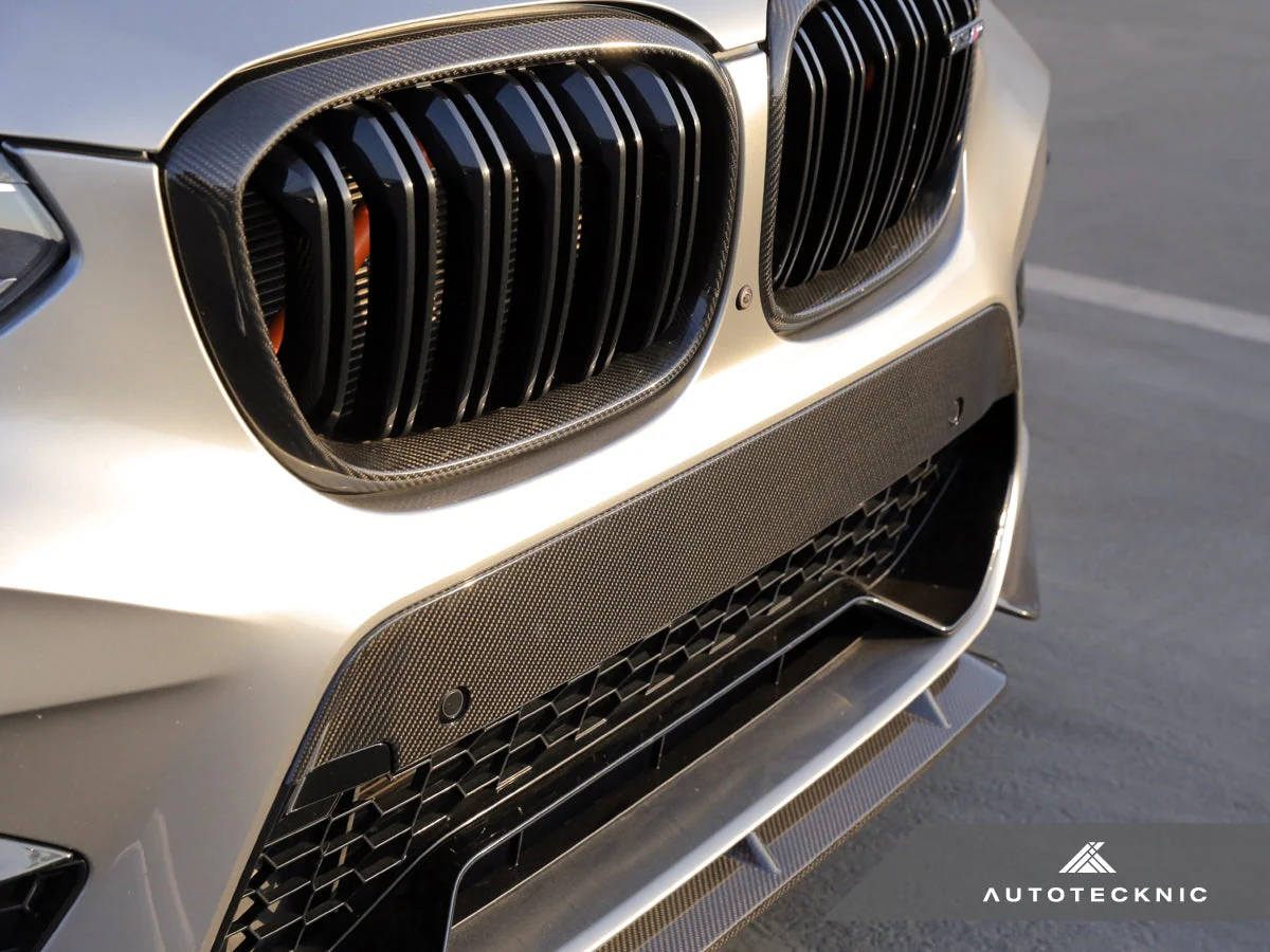 AutoTecknic Dry Carbon Fiber Bumper Trim - F97 X3M | F98 X4M Pre-LCI - Image 9