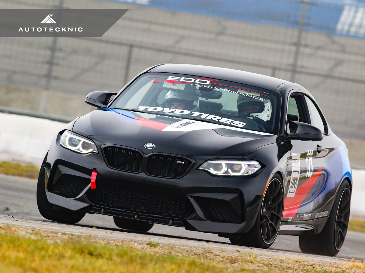 AutoTecknic Dry Carbon Fiber Center Front Lip - F87 M2 Competition - Image 6
