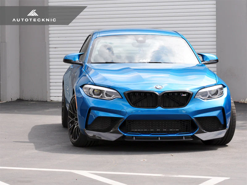 AutoTecknic Dry Carbon Fiber Center Front Lip - F87 M2 Competition - Image 7