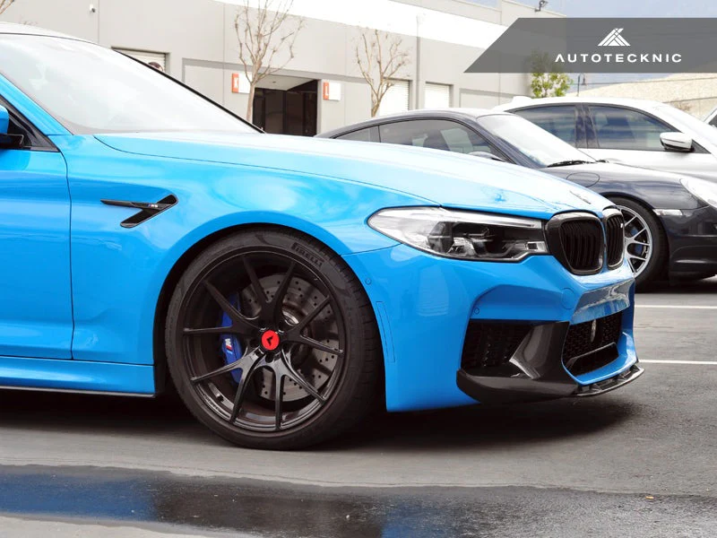 AutoTecknic Dry Carbon Fiber Center Front Lip - F90 M5 | F90 M5 Competition Pre-LCI - Image 8