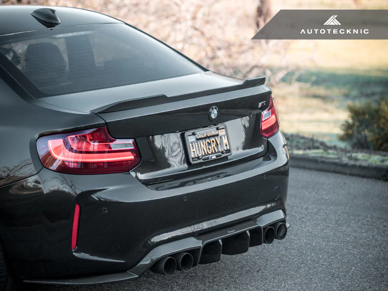 AutoTecknic Dry Carbon Fiber Competition Trunk Spoiler - F87 M2 | F22 2-Series - Image 2